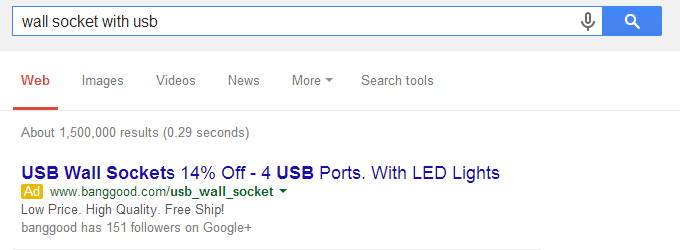 wall socket with usb Google Search