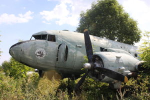 Ex-JRZ 71212 - Željava, HRvatska/BiH, izrešetan i devastiran u žbunju sa strane piste...