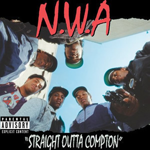 Album Straight Outta Compton repera N.W.A. smatra se začetnikom gangsta rapa - ako ste ikad čuli za pjesmu Fuck the Police, e pa to vam je s ovog albuma...